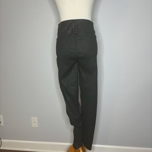 ASOS- Black Pleather Pants - Picture 3 of 4